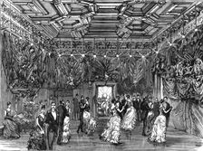 Reception and Ball at Dover House, the official residence of Lord Dalhousie; The Ball Room 1886. Creator: Unknown