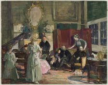 Reception, between 1861 and 1921. Creator: Lucien Simon