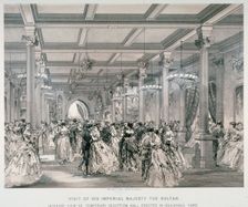 Reception for the Sultan of Turkey, Guildhall, City of London, 1867. Artist: Kell Brothers
