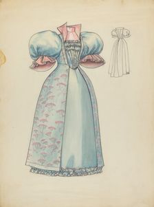 Reception Gown, c. 1940. Creator: Jean Peszel