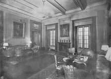 Reception room for the visit of King Victor Emmanuel III and Queen Elena of Italy to Cairo, c1933
