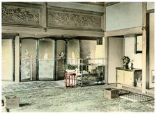Reception room in a Japanese nobleman's house, 1904