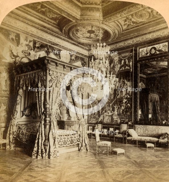 'Reception Room of Catherine de Medicis, palace of Fontainebleau, France', 1889. Creator: J F Jarvis.