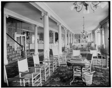 Reception room, Mount Pleasant House, White Mountains, c1900. Creator: Unknown