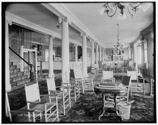 Reception room, Mount Pleasant House, White Mountains, c1900. Creator: Unknown