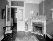 Reception room, probably in a clubhouse, New York City, between 1900 and 1910. Creator: William H. Jackson