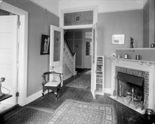 Reception room, probably in a clubhouse, New York City, between 1900 and 1910. Creator: William H. Jackson