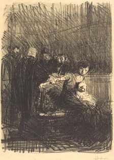 Recess of the Hearing, 1914. Creator: Jean Louis Forain