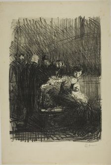 Recess of the Hearing, 5296. Creator: Jean Louis Forain
