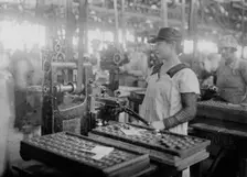 Recessing rings, between c1915 and c1920. Creator: Bain News Service