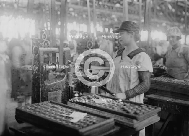 Recessing rings, between c1915 and c1920. Creator: Bain News Service.