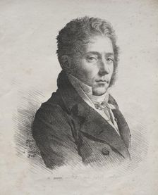 Receuil dessais lithographiques: Portrait of M. Coupin de La Couperie, 1816. Creator: Anne-Louis Girodet de Roucy-Trioson (French, 1767-1824)