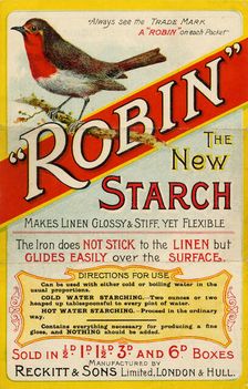 Reckitt & Sons Robin starch, 19th century