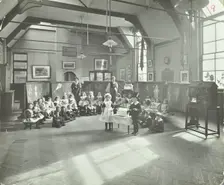 Recitation of The Sick Dolly, Flint Street School, Southwark, London, 1908