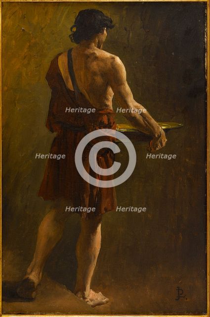 Récits des temps mérovingiens : un esclave, c1883. Creator: Jean-Paul Laurens.