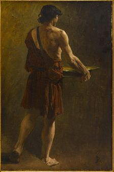 Récits des temps mérovingiens : un esclave, c1883. Creator: Jean-Paul Laurens