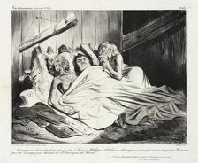 Récompense honnête, décernée...à Louis-Philippe, 1835. Creator: Honore Daumier