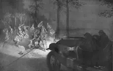 'Recontre Nocturne au Coin D'un Bois; Comment on Aveugle une Patrouille 1914. Creator: Georges Bertin Scott