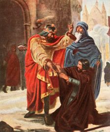 Reconciliation of King Otto I with his brother Henry, Duke of Bavaria, (1936). Creator: Unknown