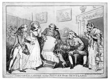 Reconciliation or the Return from Scotland late 18th century