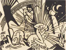 Reconciliation (Versoehnung), 1912. Creator: Franz Marc