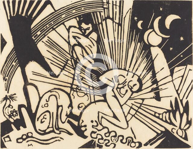 Reconciliation (Versoehnung), 1912. Creator: Franz Marc.