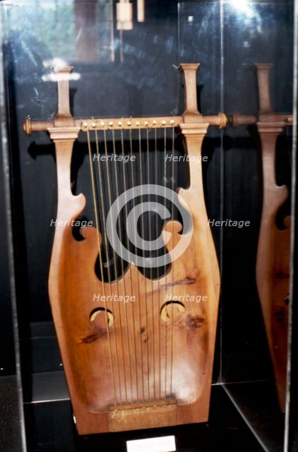 Reconstruction of a Roman lyre, c20th century. Artist: Unknown.