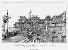 Reconstruction of the north-eastern façade of Sennacherib's palace (Kouyunjik), Assyrian, 1853