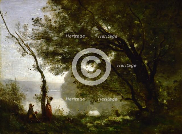 Recollection of Mortefontaine. Artist: Corot, Jean-Baptiste Camille (1796-1875)