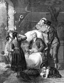 "Recollections of Boyhood," by E. Castan, 1872. Creator: W. H.