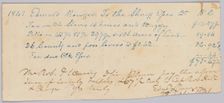 Record of taxable property, included enslaved persons, owned by Edward Rouzee, October 22, 1841. Creator: Unknown