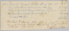 Record of taxable property, included enslaved persons, owned by Edward Rouzee, October 22, 1841. Creator: Unknown