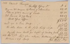 Record of taxable property, including enslaved persons, owned by Edward Rouzee, October 27, 1813. Creator: Unknown
