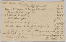 Record of taxable property, including enslaved persons, owned by Edward Rouzee, October 27, 1813. Creator: Unknown