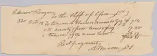 Record of taxes on property, including enslaved persons, owned by Edward Rouzee, October 13, 1830. Creator: Unknown