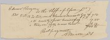 Record of taxes on property, including enslaved persons, owned by Edward Rouzee, October 13, 1830. Creator: Unknown