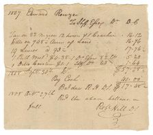 Record of taxes on property, including enslaved persons, owned by Edward Rouzee, October 27, 1808. Creator: Unknown
