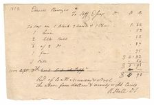 Record of taxes on property, including enslaved persons, owned by Edward Rouzee, September 1803. Creator: Unknown