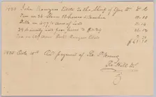 Record of taxes on property, including enslaved persons, owned by John Rouzee, October 15, 1835. Creator: Unknown