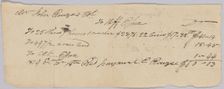 Record of taxes on property, including enslaved persons, owned by John Rouzee, October 18, 1819. Creator: Unknown