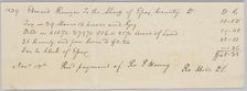 Record of taxes on property, including enslaved persons, owned by John Rouzee, November 12, 1839. Creator: Unknown