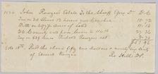 Record of taxes on property, including enslaved persons, owned by John Rouzee, October 10, 1834. Creator: Unknown