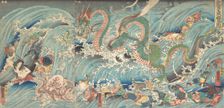 Recovering the Stolen Jewel from the Palace of the Dragon King, 1853. Creator: Utagawa Kuniyoshi