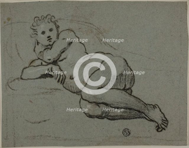 Reclining Nude, 1600/20. Creators: Domenico Tintoretto, Workshop of Tintoretto.