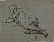 Reclining Nude, 1600/20. Creators: Domenico Tintoretto, Workshop of Tintoretto