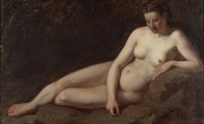Reclining Nude, 1865. Creator: Karl Emanuel Jansson