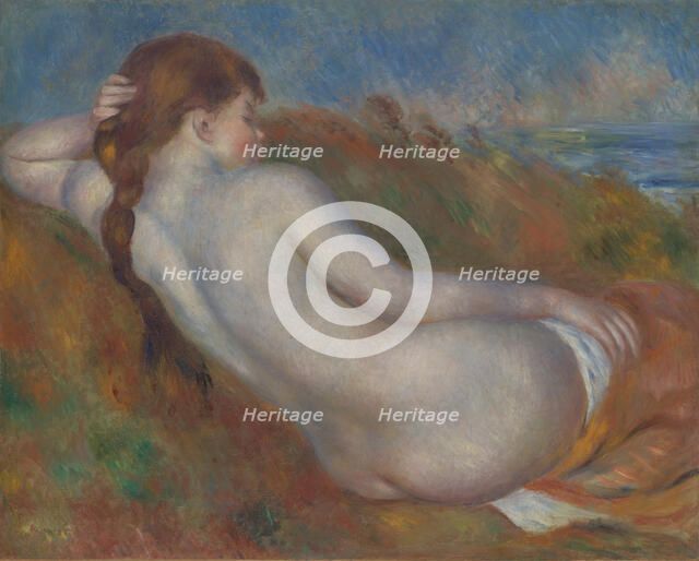 Reclining Nude, 1883. Creator: Pierre-Auguste Renoir.