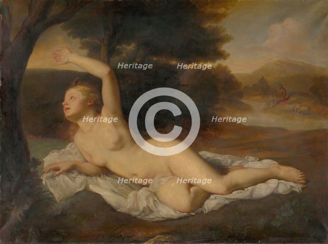 Reclining Nude, 1830-1840. Creator: Unknown.