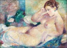 Reclining Nude, 1932-1935. Creator: Bedrich Hoffstädter