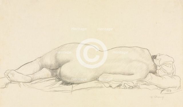 Reclining Nude. Creator: William Strang (British, 1859-1921).